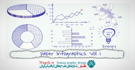دانلود پروژه اماده افترافکت اینفوگرافی کاغذی Paper infographics