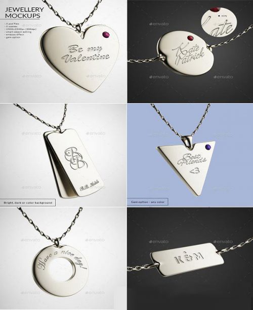 دانلود موک آپ جواهرات Jewellery Mockups