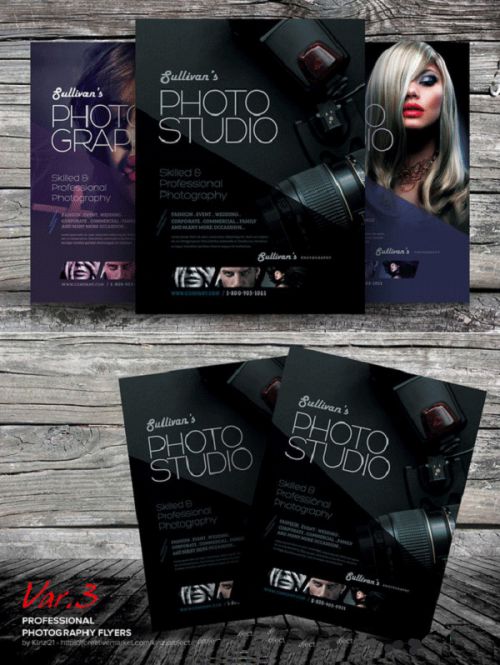 دانلود پوستر حرفه ای برای عکاسی Professional Photography Flyer