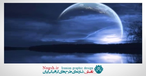 دانلود ویدئو کلیپ بکگراند شب مهتابی دریا